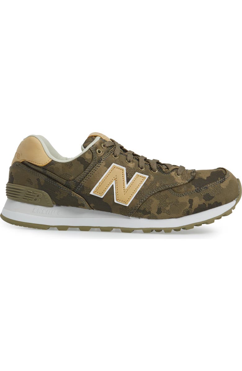 New Balance 574 Camo Sneaker, Alternate, color,