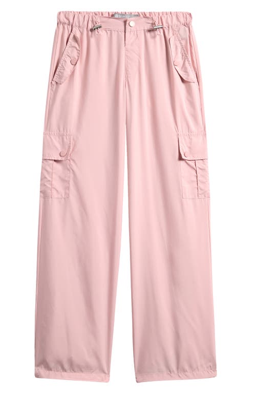 Tractr Kids' Parachute Pants In Pink