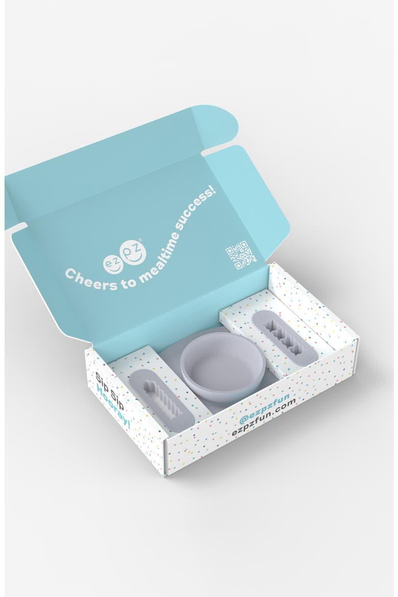 Kit 2 - Learn to Eat & Drink Tools, Alternate, color, PEWTER