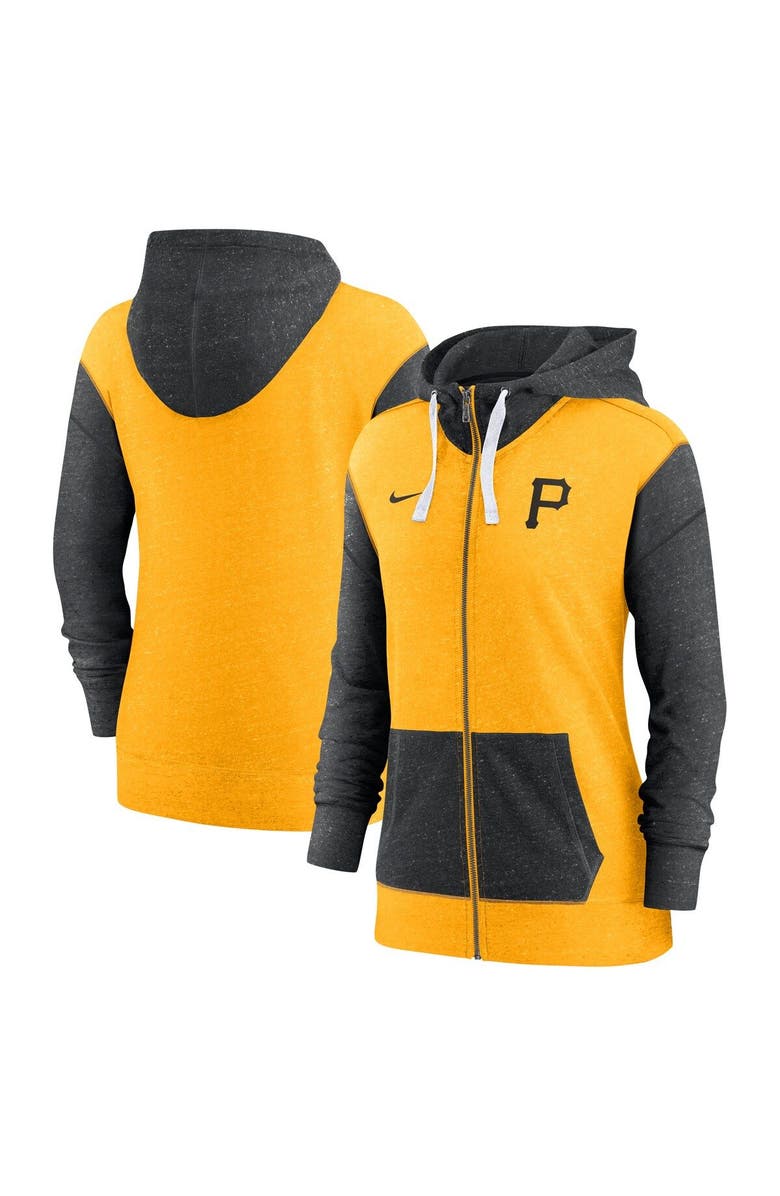 Nike Women's Nike Gold Pittsburgh Pirates Full-Zip Hoodie, Main, color, 
