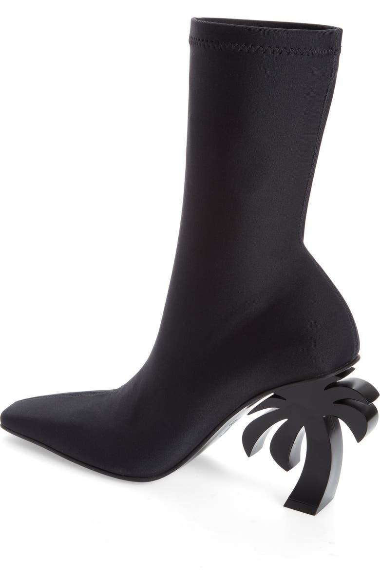 Palm Angels Palm Heel Scuba Knit Boot, Alternate, color,