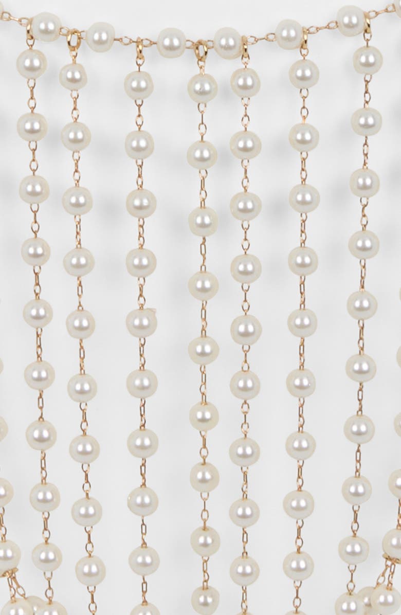 Bluebella Imitation Pearl Thong, Alternate, color, Pearl Collection