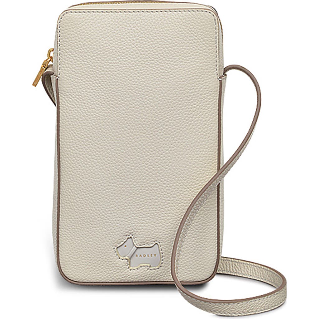 Radley Medium Leather Phone Crossbody In Neutral