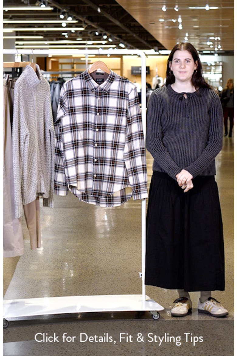 Aiden Plaid Flannel Button-Up Shirt video