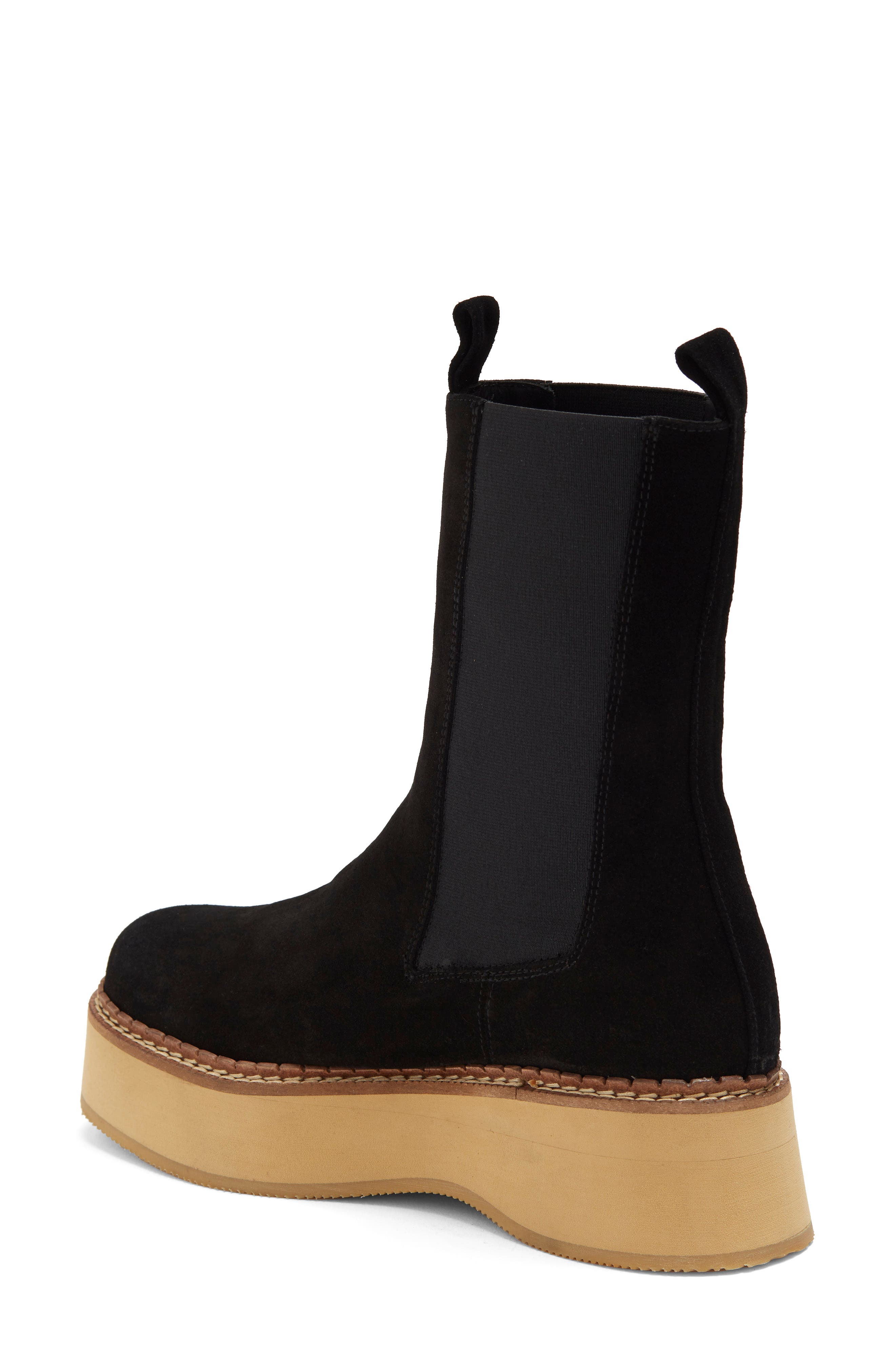Paloma Barcelo Eerin Platform Chelsea Boot, Alternate, color, Black