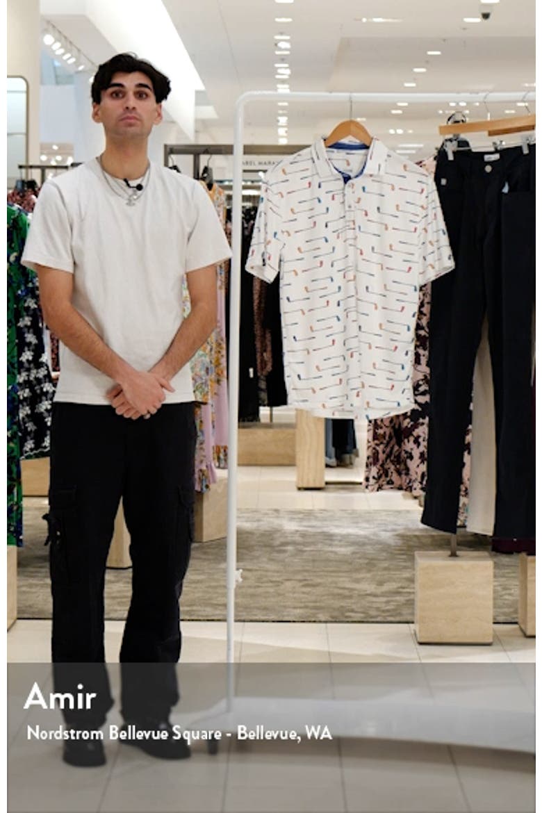Golf Club Print Golf Polo video