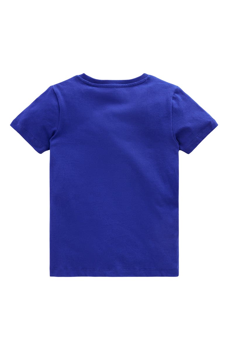 Mini Boden Kids' Fish Appliqué Cotton Graphic T-Shirt, Alternate, color, 