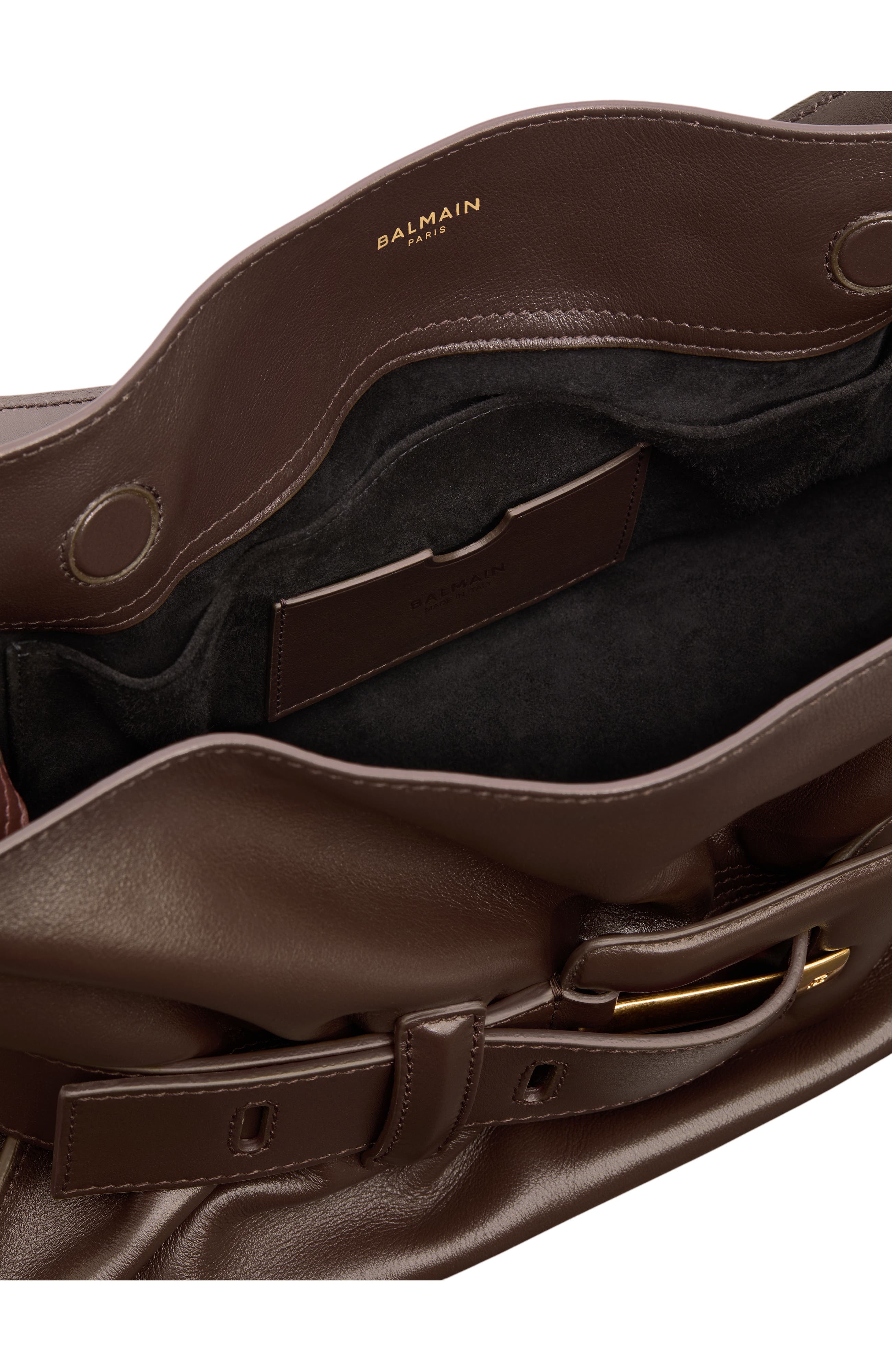 Anthem Medium Bag in Smooth Leather, Alternate, color, dark brown