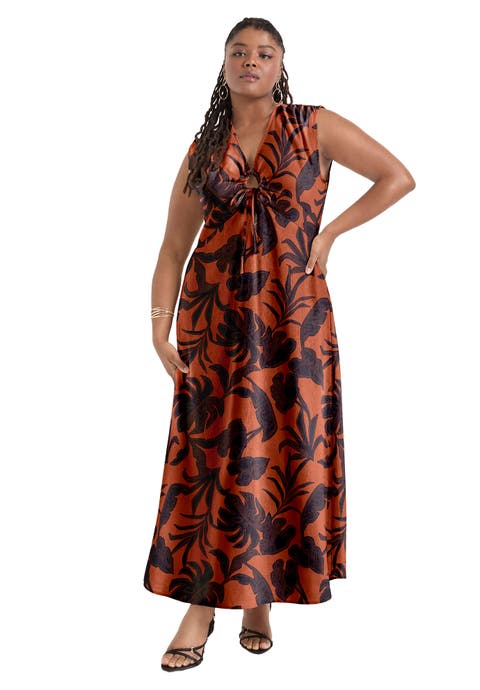 Empire Waist Midi Dress (Plus)