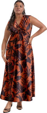 June + Vie Empire Waist Midi Dress