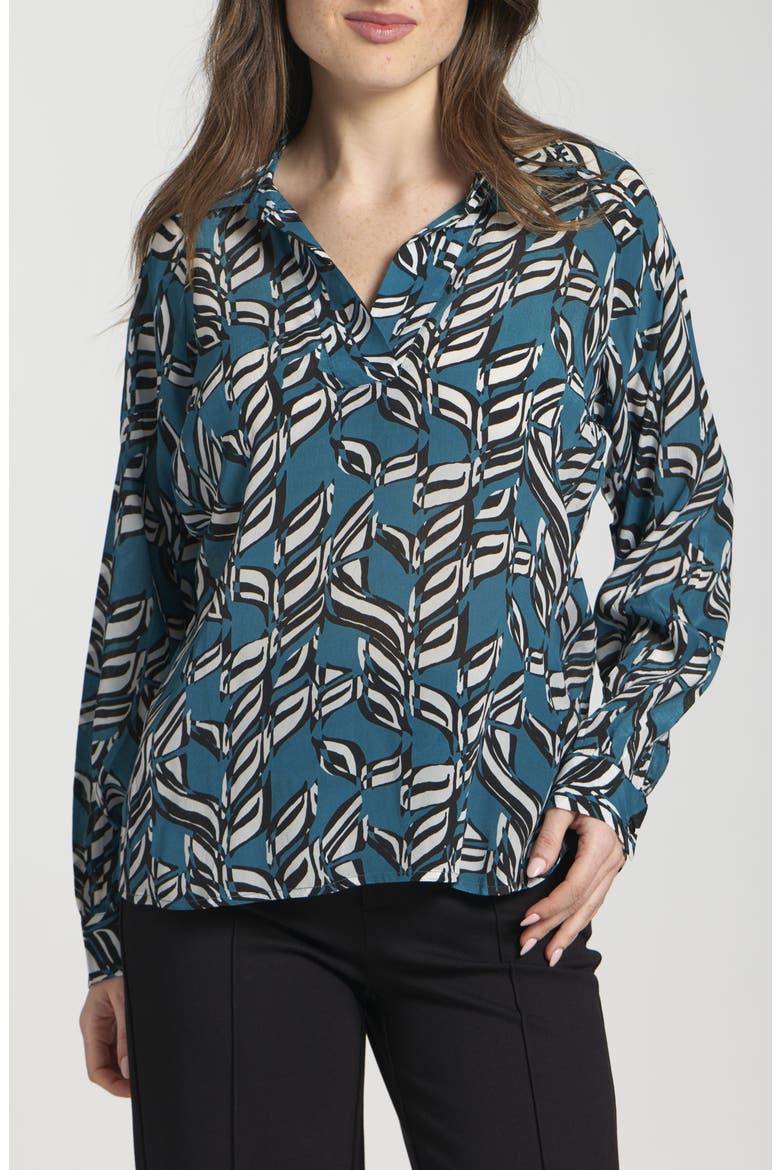 Long Sleeve Shirt, Main, color, TEAL