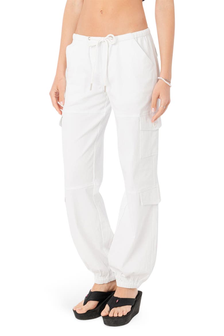 Denver Relaxed Cargo Pants, Main, color, WHITE