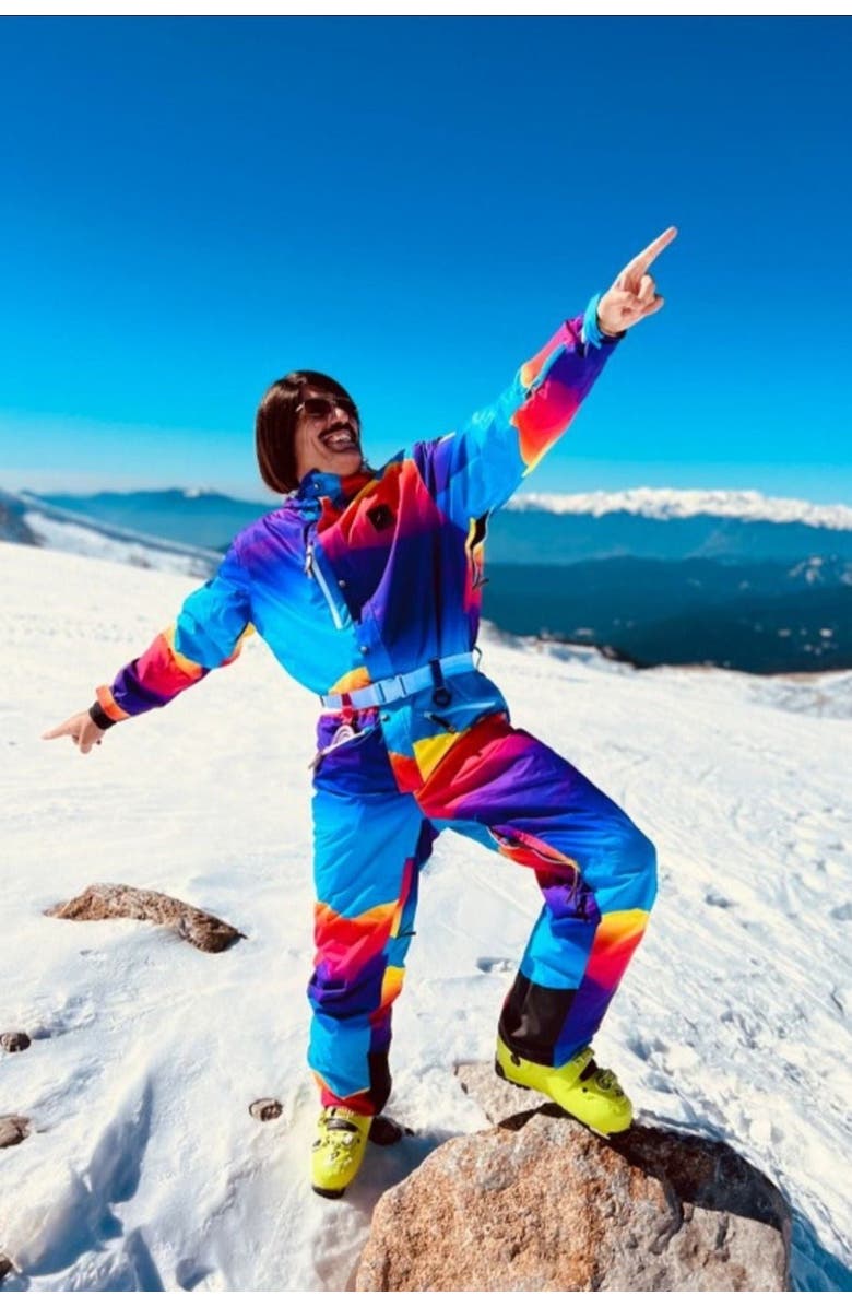 OOSC Mambo Sunset Ski Suit - Men's, Alternate, color, Multi-Colour