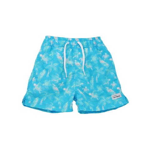 Boys UPF 50+ Wesley Swim Trunks with Mesh Liner