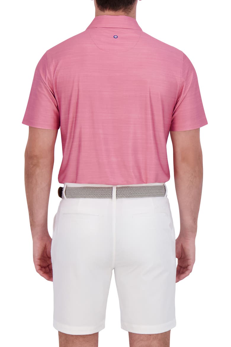 Mélange Stretch Tech Polo, Alternate, color, BERRY