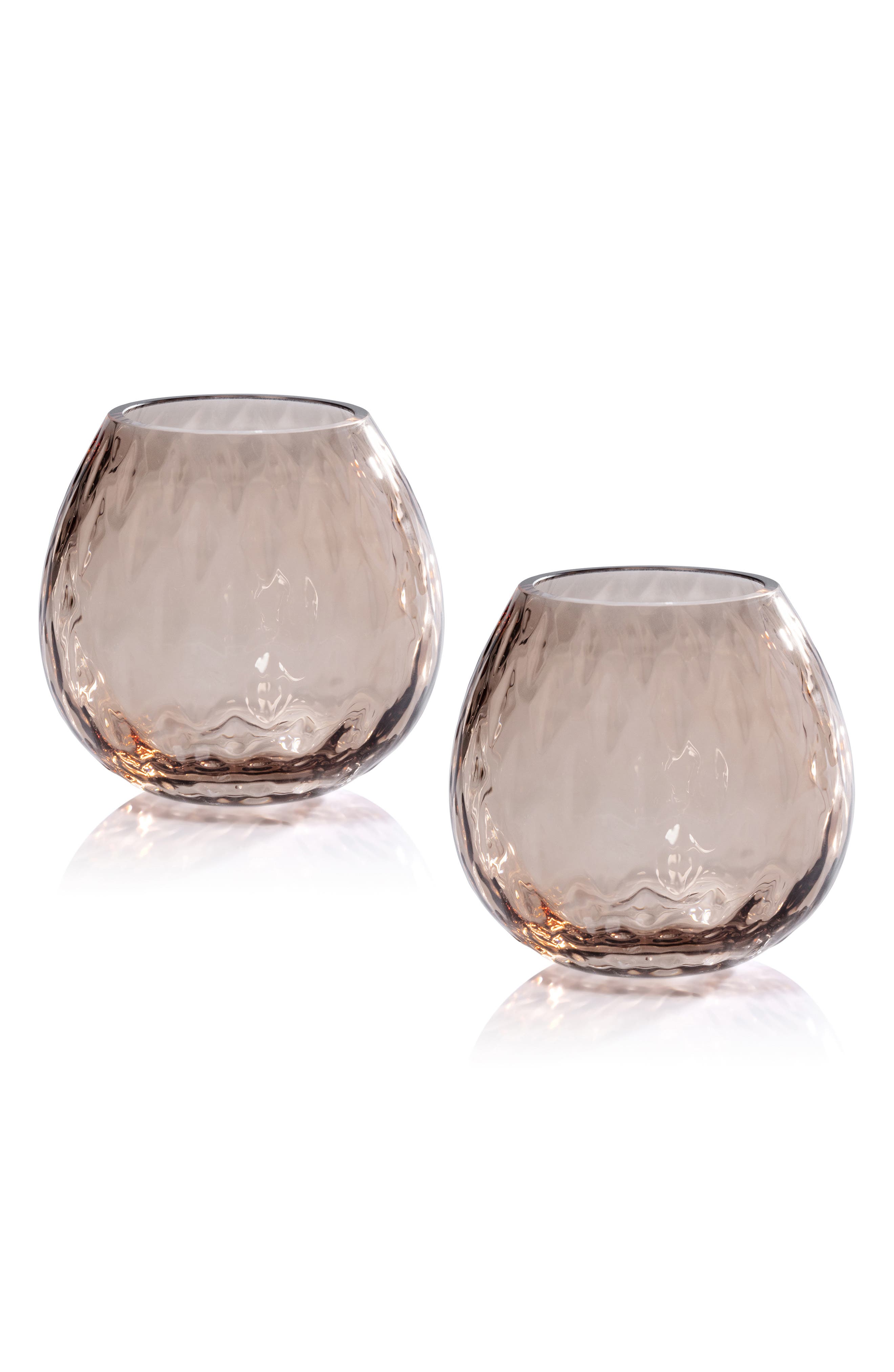 Zodax Illume Prism Set of 2 Optic Vases
