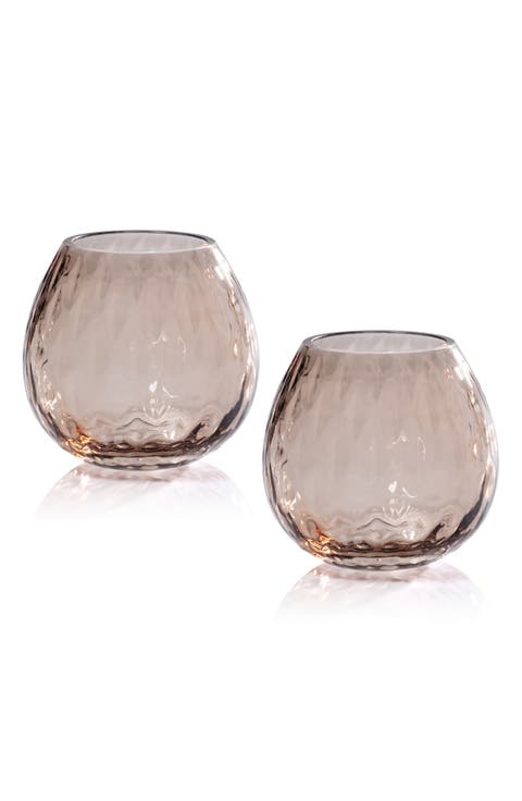 Illume Prism Set of 2 Optic Vases