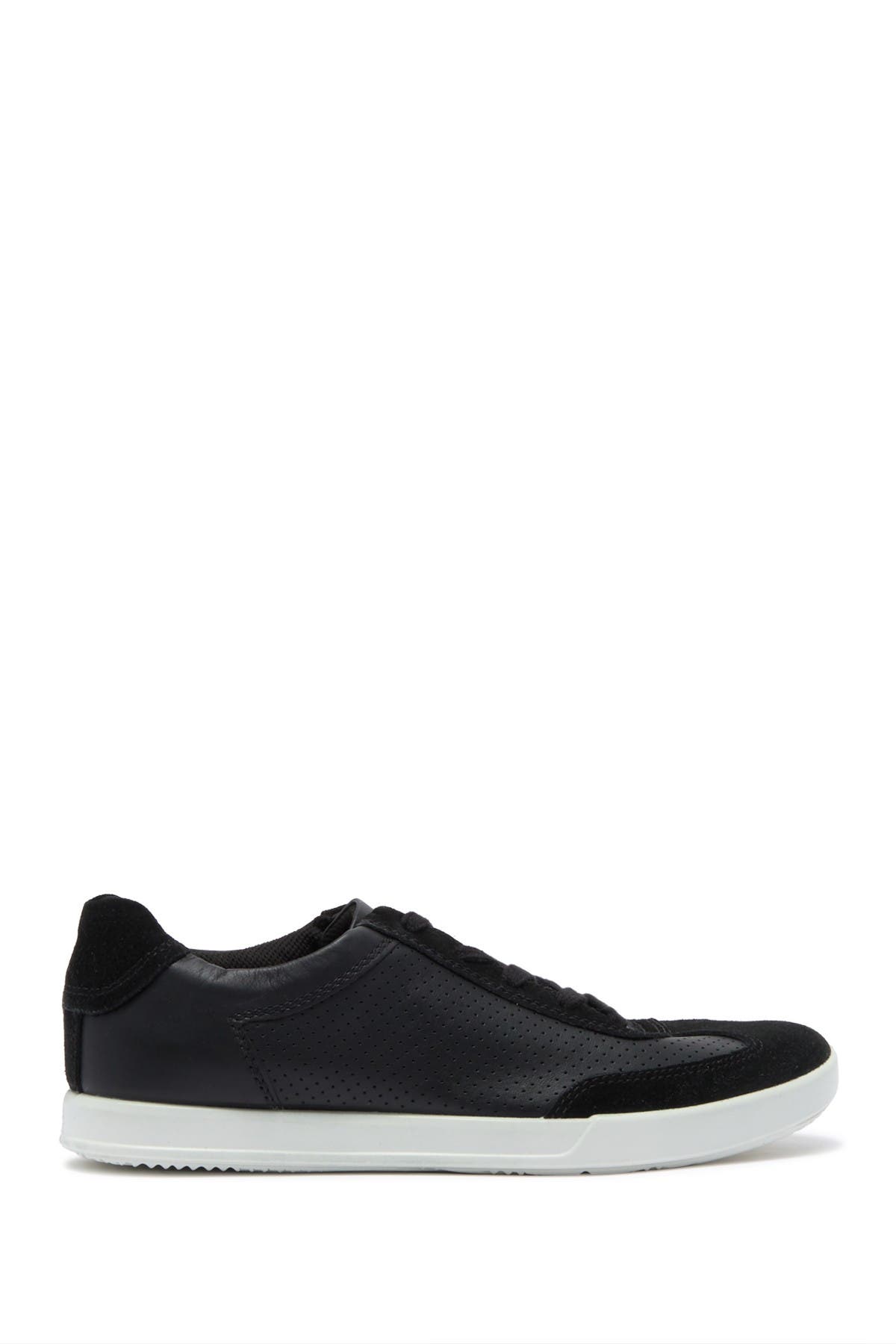 ECCO Cathum Retro Perforated Leather Sneaker, Alternate, color, 