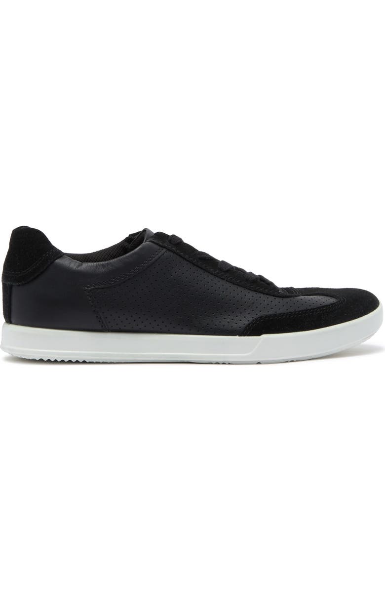 ECCO Cathum Retro Perforated Leather Sneaker, Alternate, color,