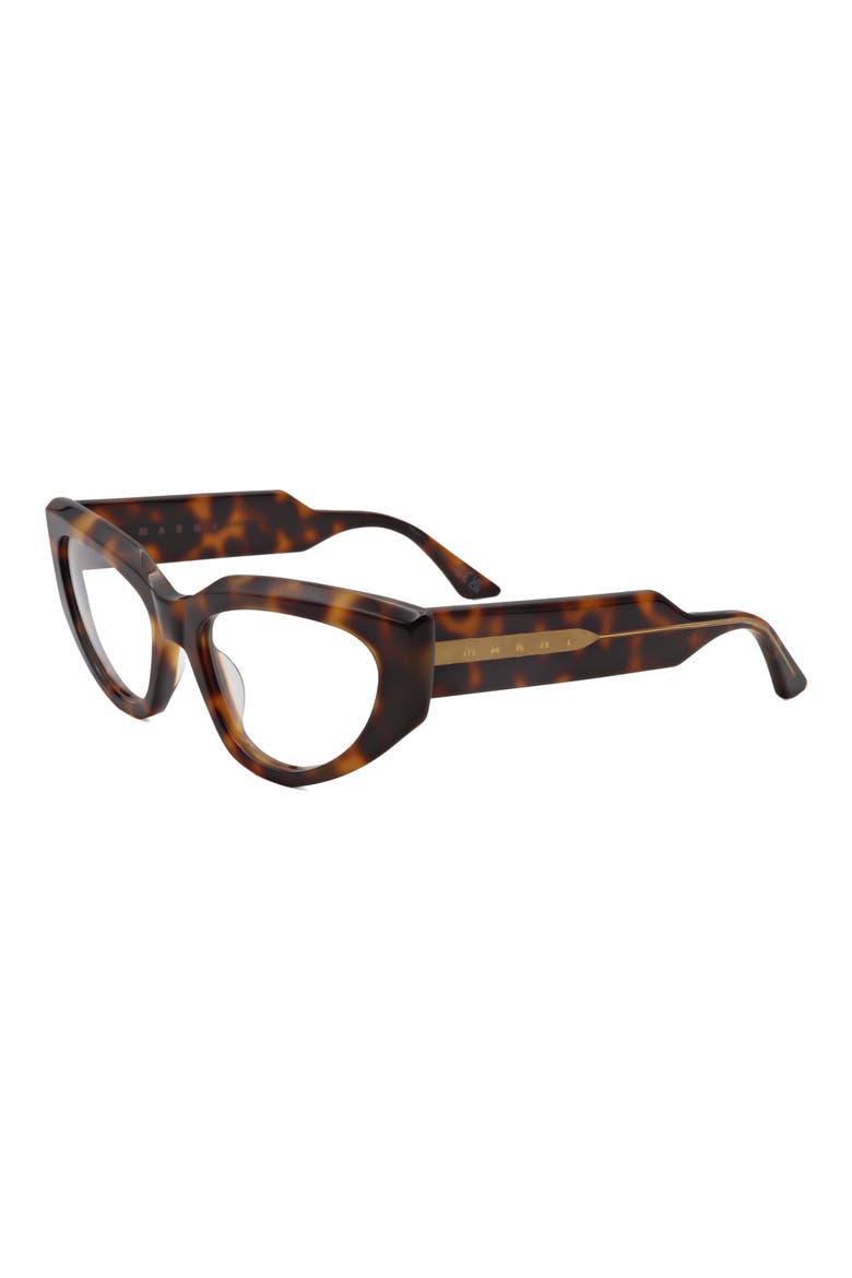 55mm Cat Eye Optical Glasses, Alternate, color, TORT