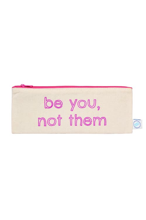 Dance Happy Be You, Not Them Pencil Case In Orchid