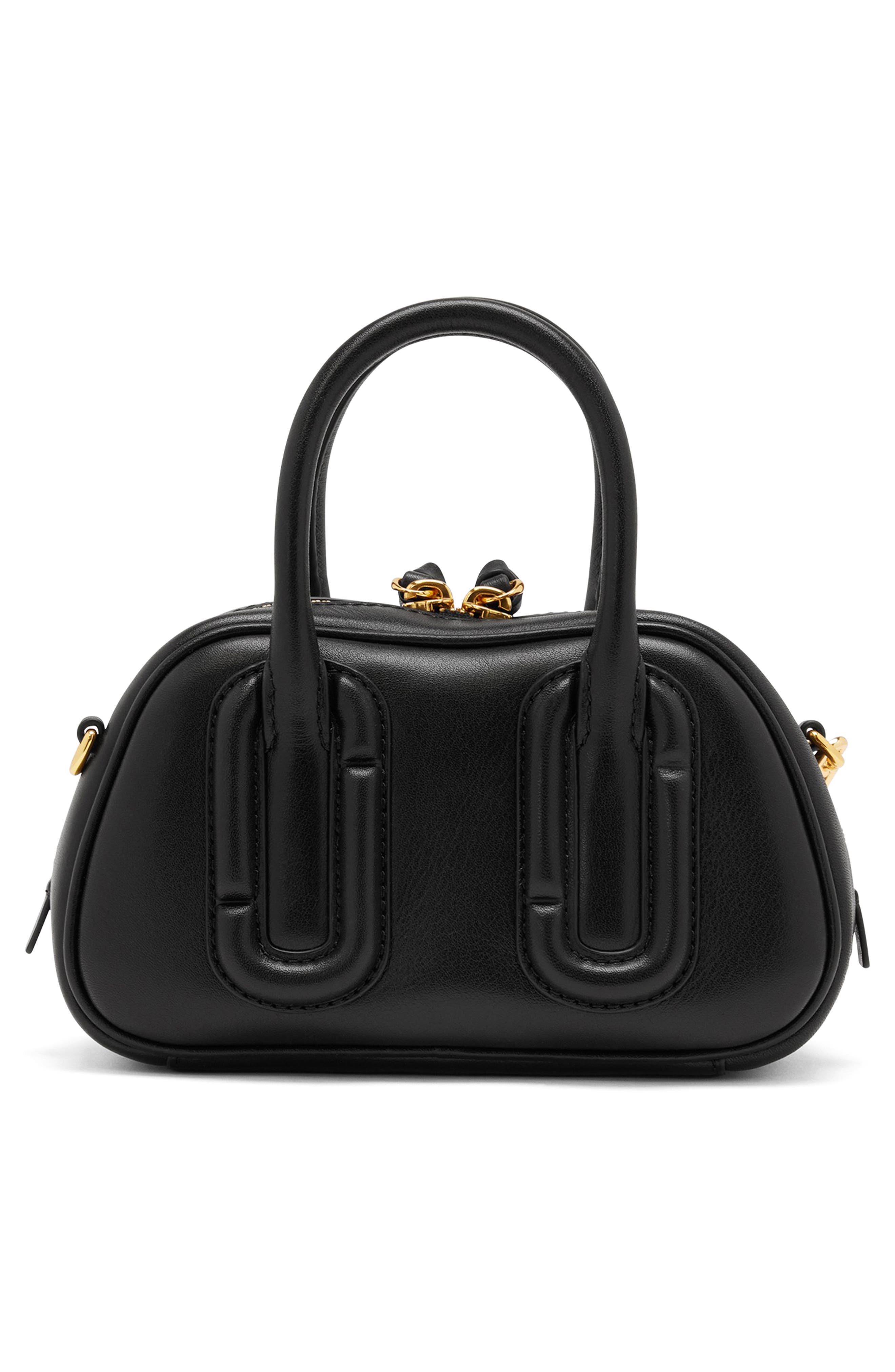 Babe Mini Top Handle Bag, Alternate, color, BLACK