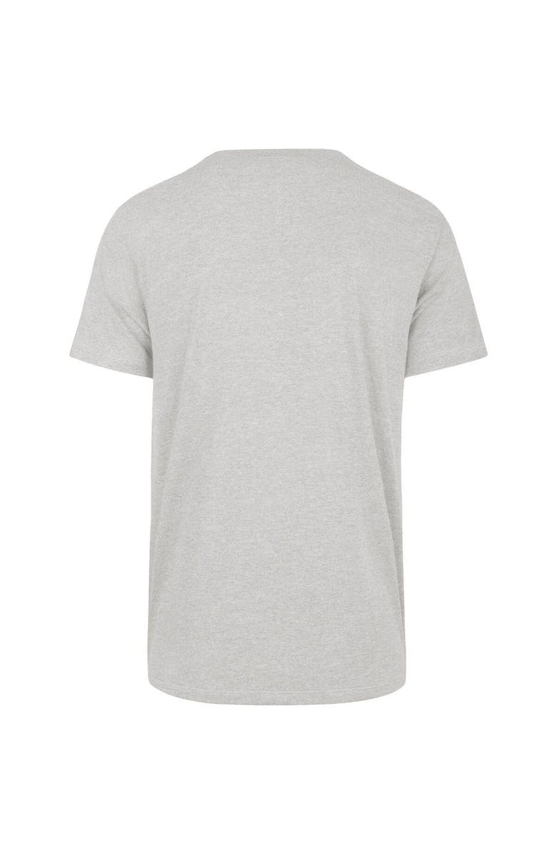 '47 Men's '47 Heathered Gray Los Angeles Rams Stripe Thru Franklin T-Shirt, Alternate, color, Heather Gray