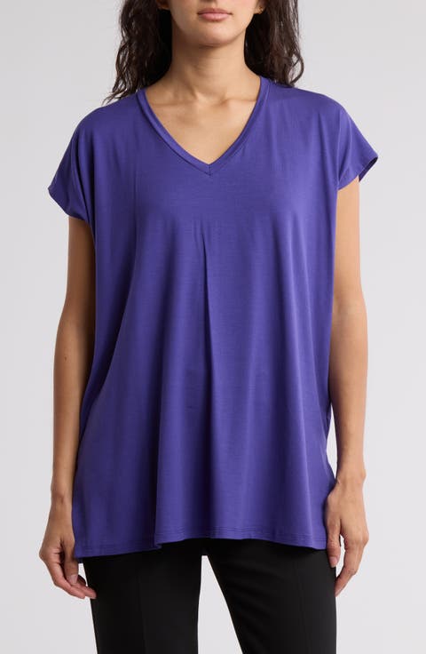 V-Neck Boxy Top