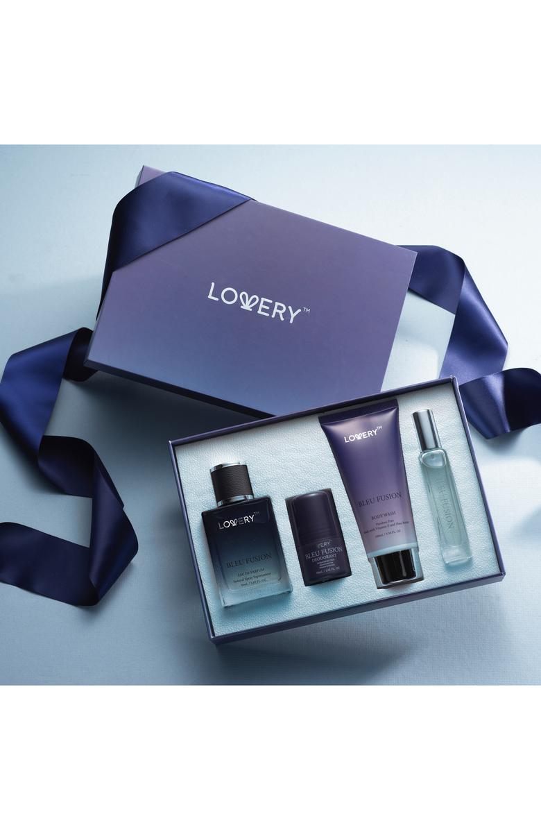 Lovery Bleu Fusion 5-Piece Bath & Body Care Gift Set, Alternate, color, Bleu Fusion