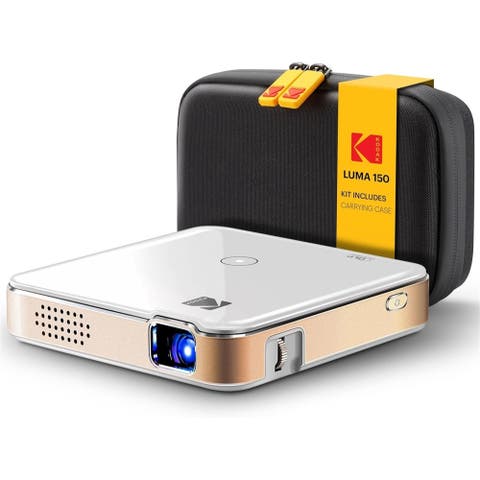Luma 150 Pico Projector, Rechargeable Ultra Mini Projector with Travel Case