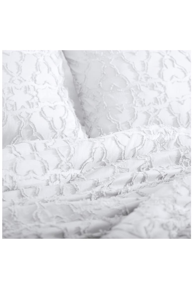 Jaquard Comforter Set, Alternate, color, WHITE