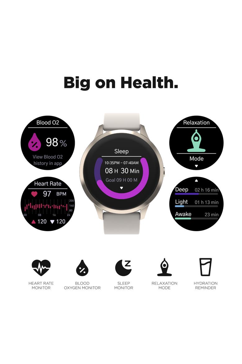 iTouch Sport 4 Smartwatch, 34.5mm, Alternate, color, TITANIUM