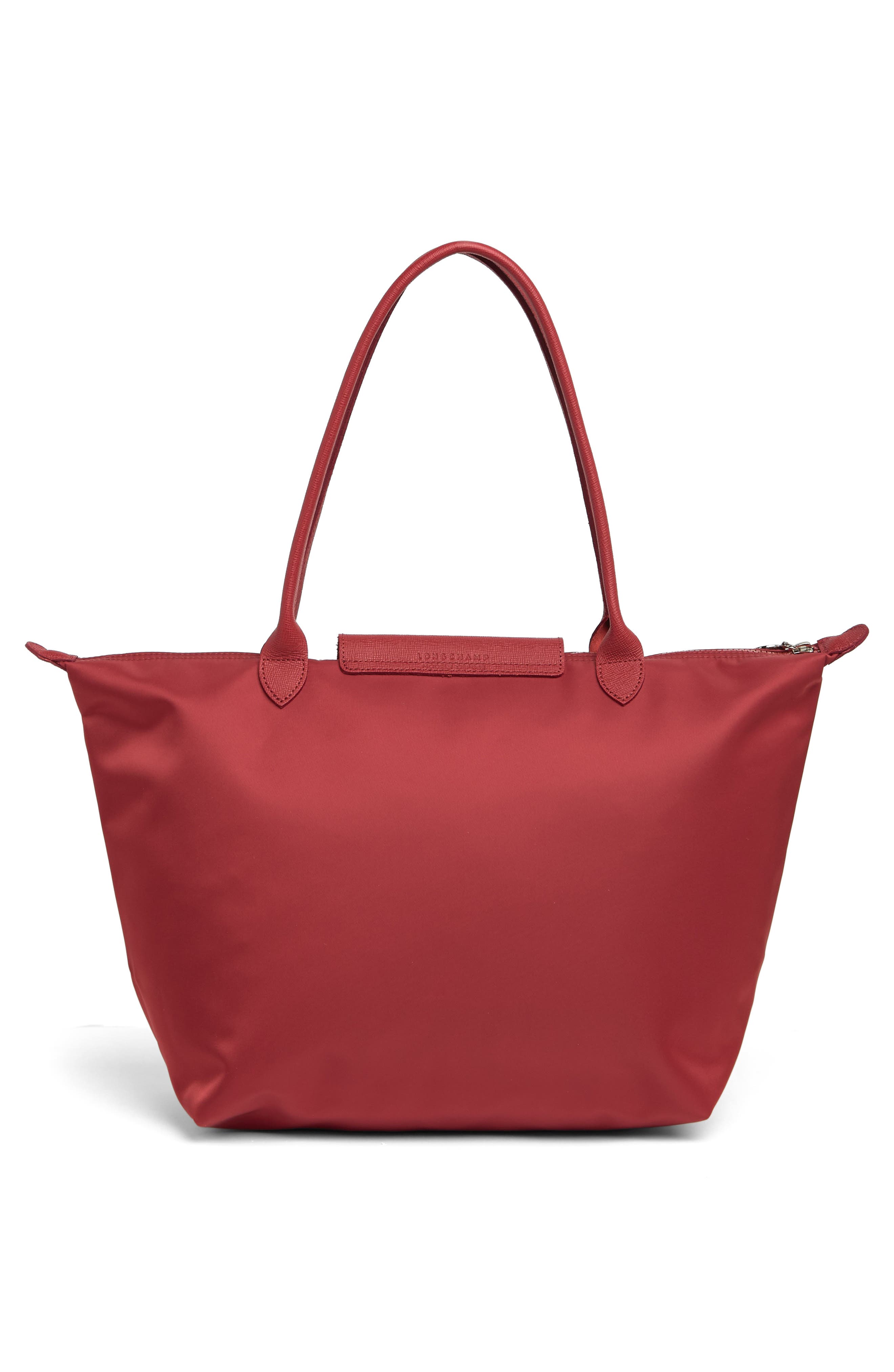 Longchamp Le Pliage Leather Trimmed Shoulder Tote, Alternate, color, 