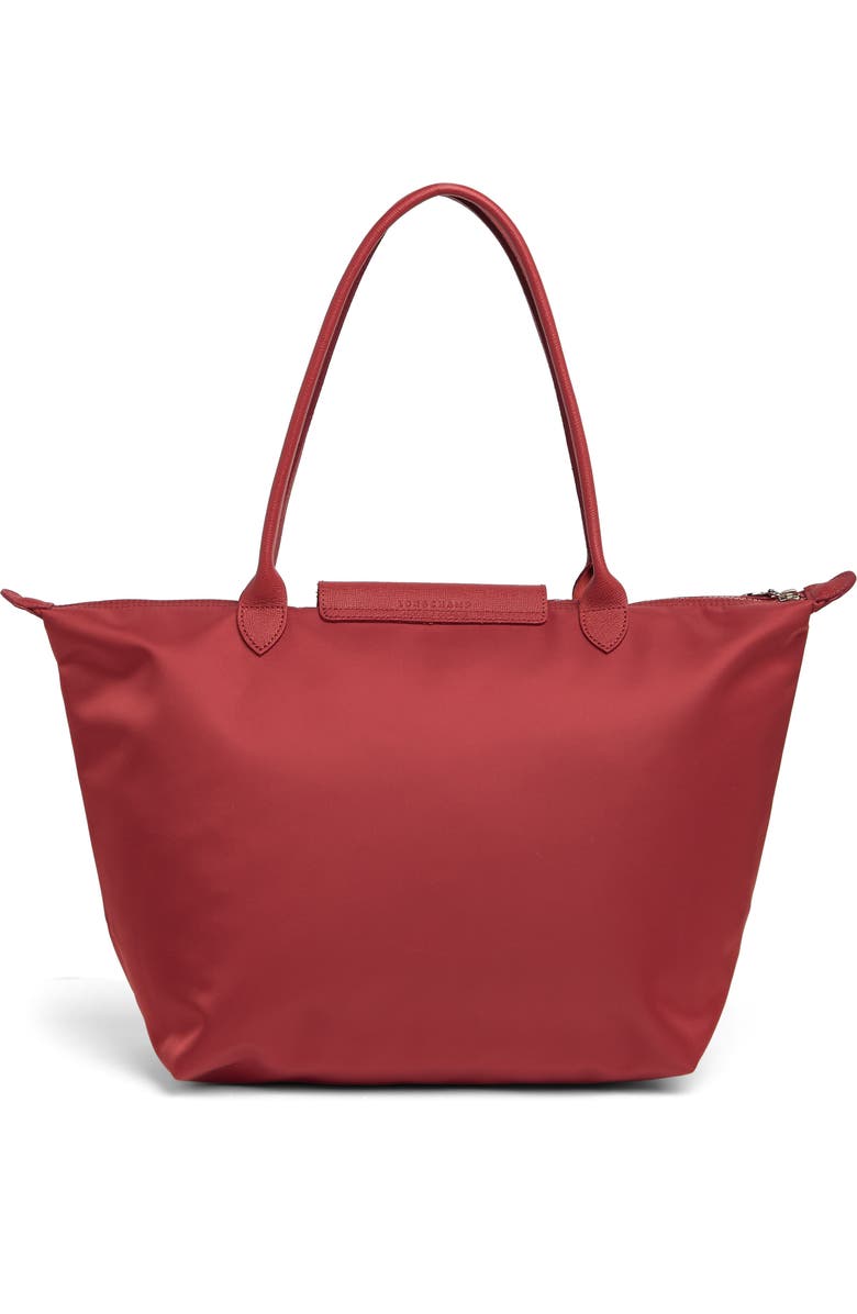 Longchamp Le Pliage Leather Trimmed Shoulder Tote, Alternate, color,