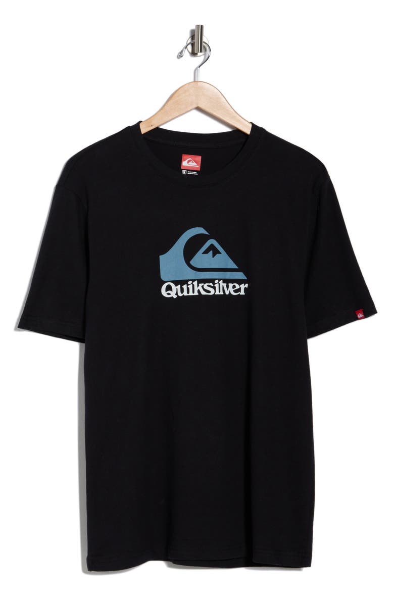 Quiksilver Logo Graphic T-Shirt, Alternate, color, Black