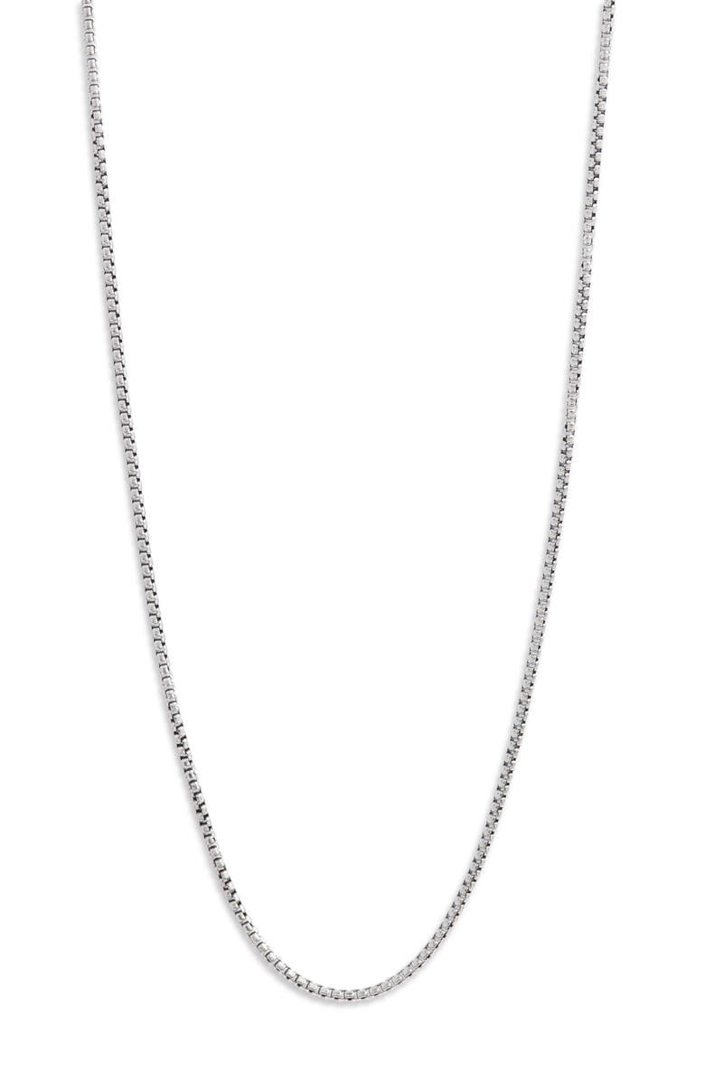 Konstantino Sterling Silver Herringbone Necklace, Main, color, 