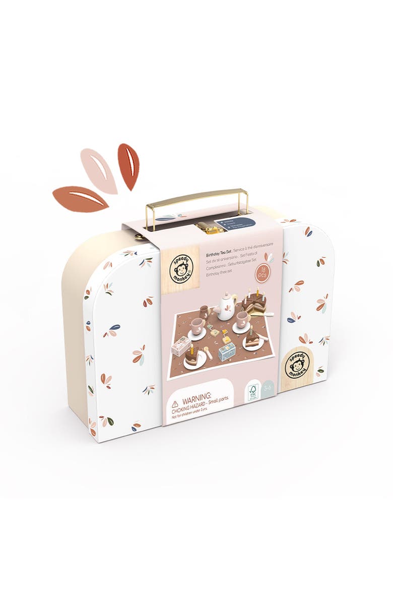 Speedy Monkey Birthday Tea Set, Alternate, color, Multi