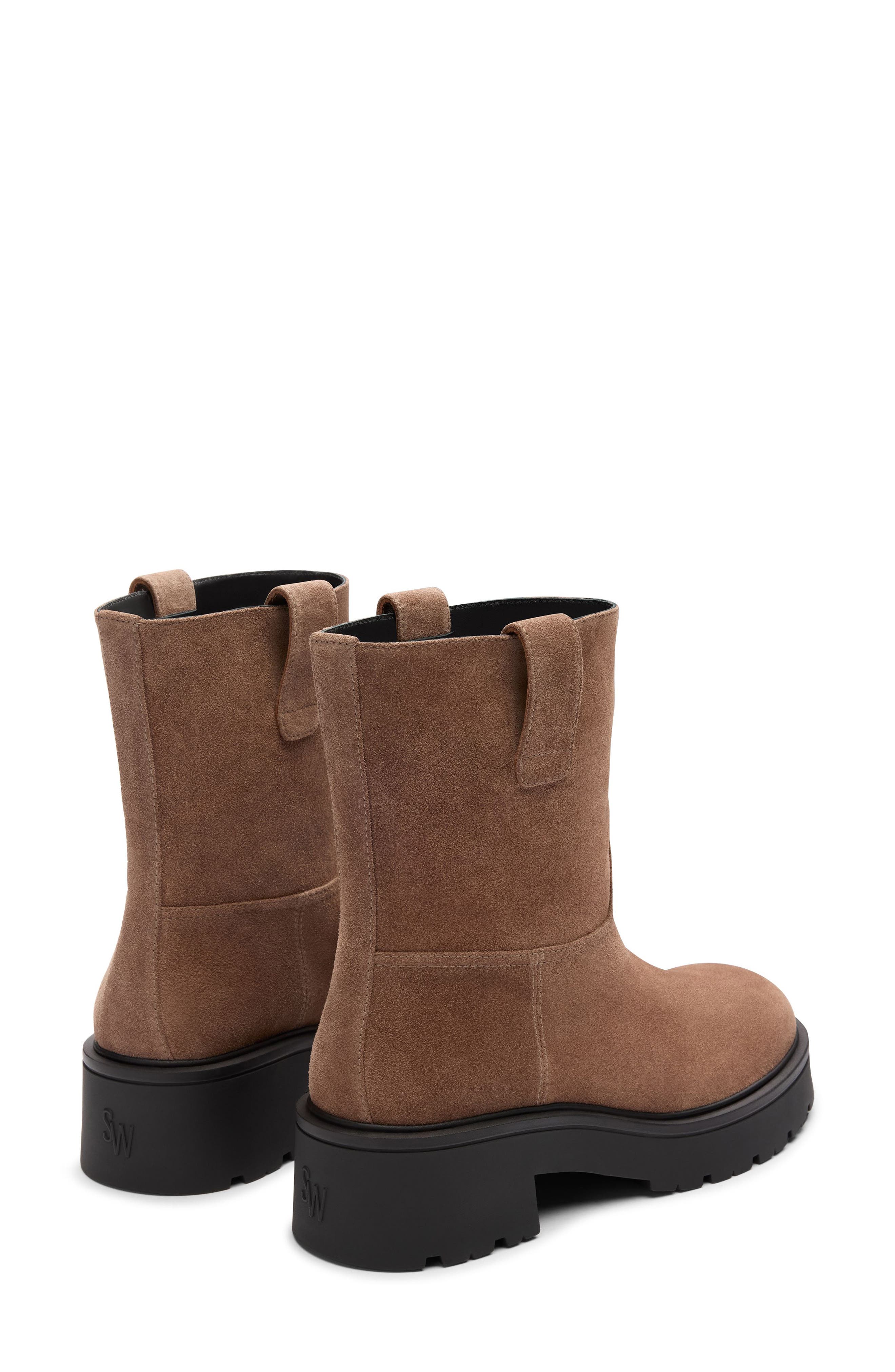 Ren Leather Bootie, Alternate, color, CIGAR