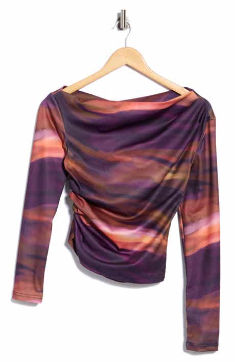 Draped Jersey Top