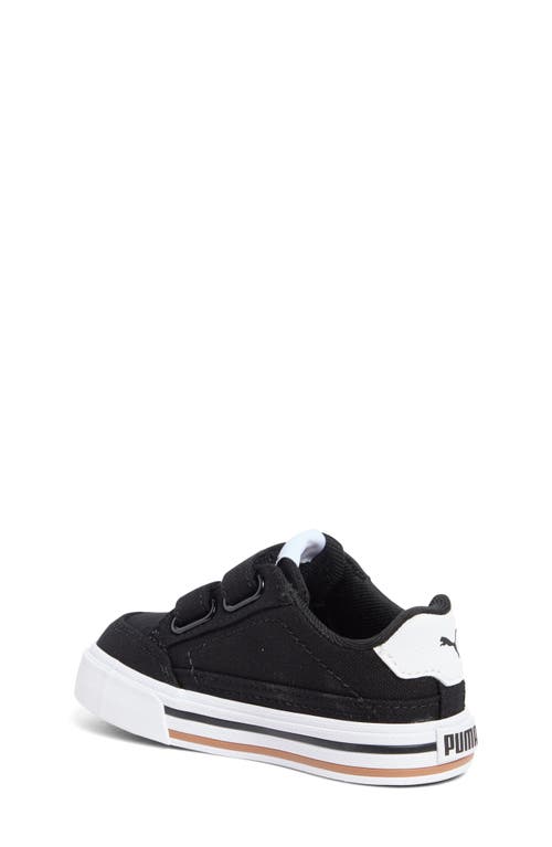 Puma Kids' Court Classic Vulc Sneaker In Black
