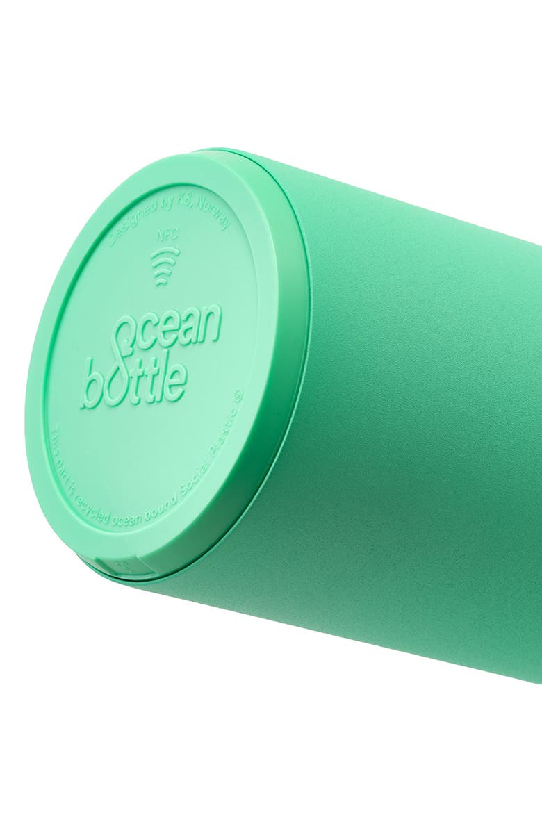 Ocean Bottle Coral Collection Original 34-Ounce Bottle & Lid Set, Alternate, color, Plankton Green