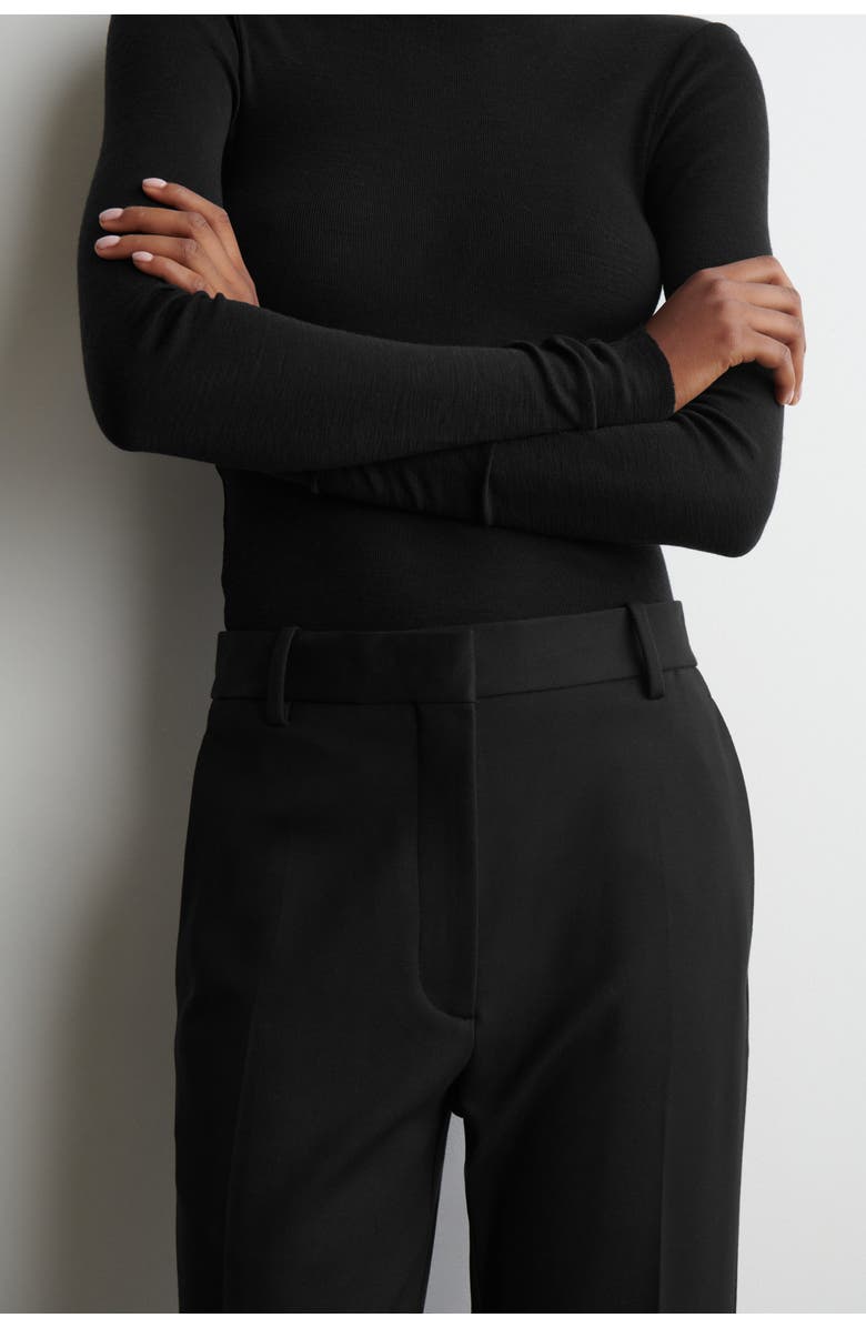 COS Milano Straight Pants, Alternate, color, Black