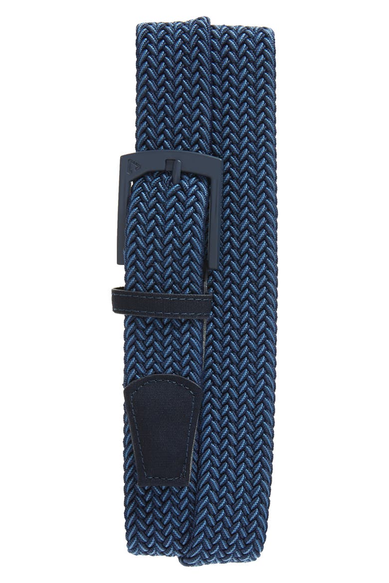 Berenger Two-Tone Woven Belt, Main, color, INSIGNIA