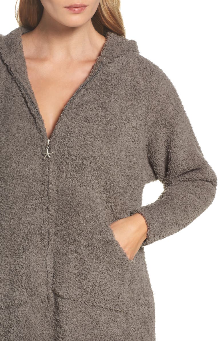 Barefoot Dreams<sup>®</sup> CozyChic<sup>®</sup> Hooded Zip Robe, Alternate, color, 