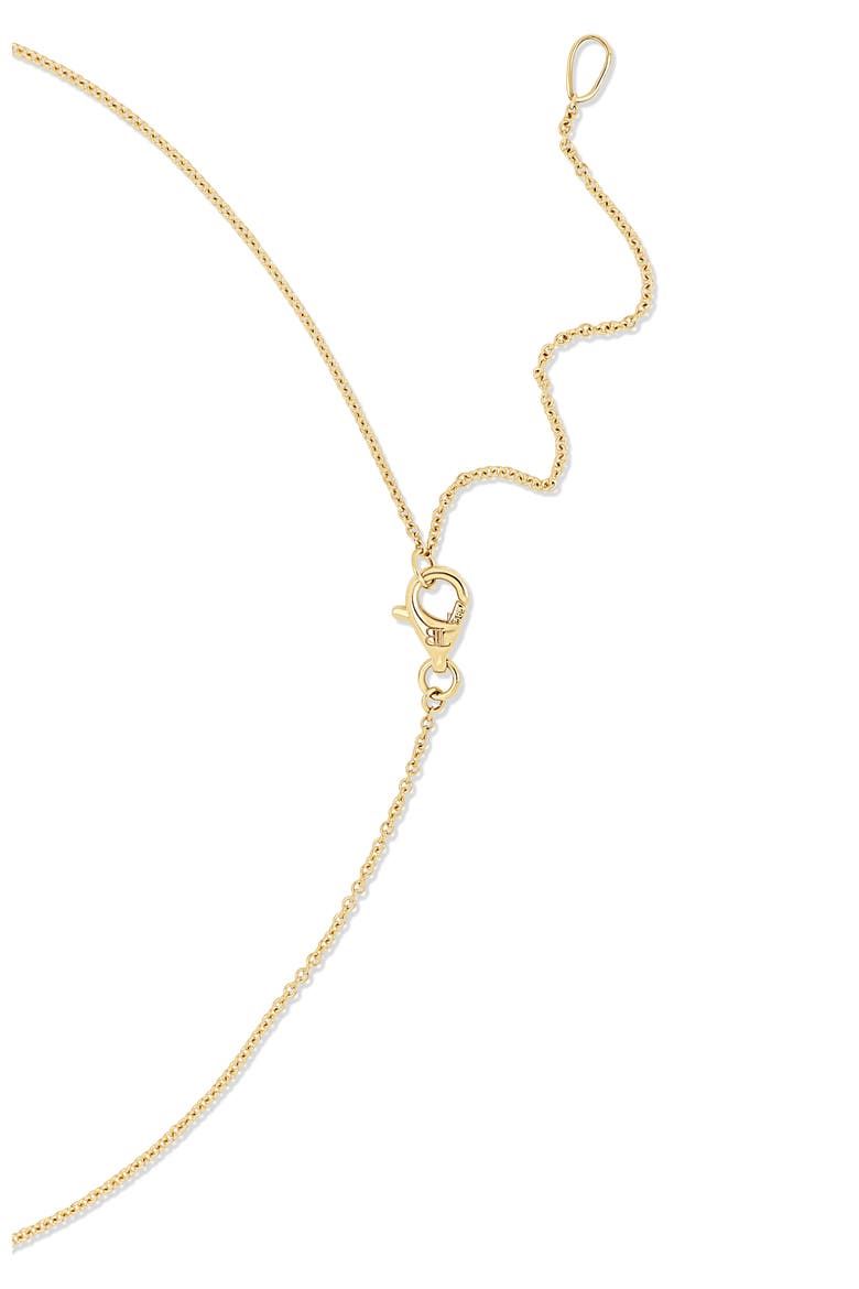 14K Gold Getty Flower Pendant Necklace, Alternate, color, 14K YELLOW GOLD