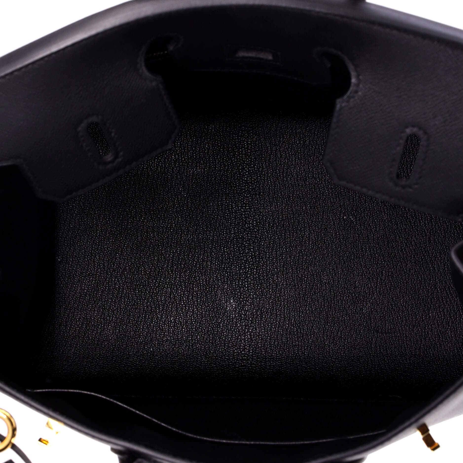 Pre-Owned Hermes Birkin Sellier Bag Black Madame with Gold Hardware 25, Alternate, color, Noir