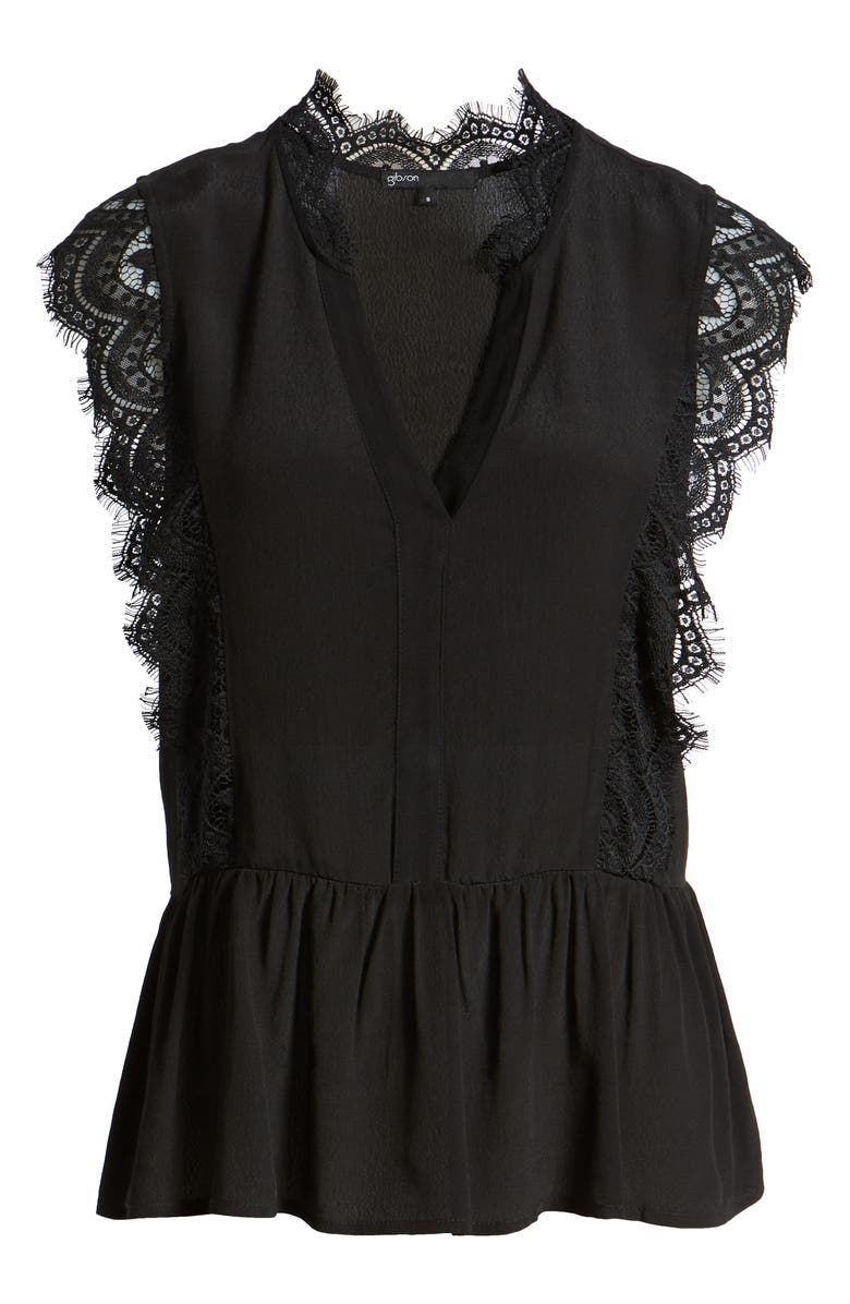 GIBSONLOOK Gibson x International Women's Day Hoang-Kim Eyelash Lace Detail Date Top, Alternate, color, 