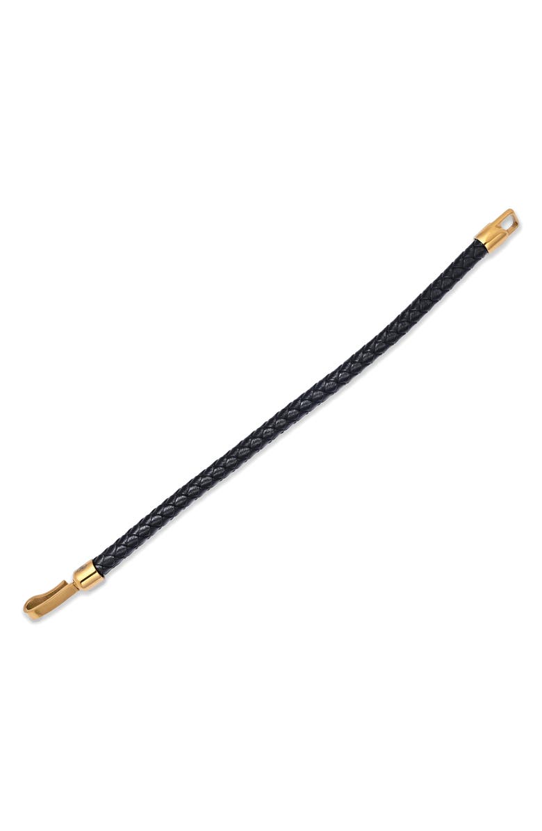 EYE CANDY LOS ANGELES Men's Julian Woven Leather Cord Bracelet, Alternate, color, 