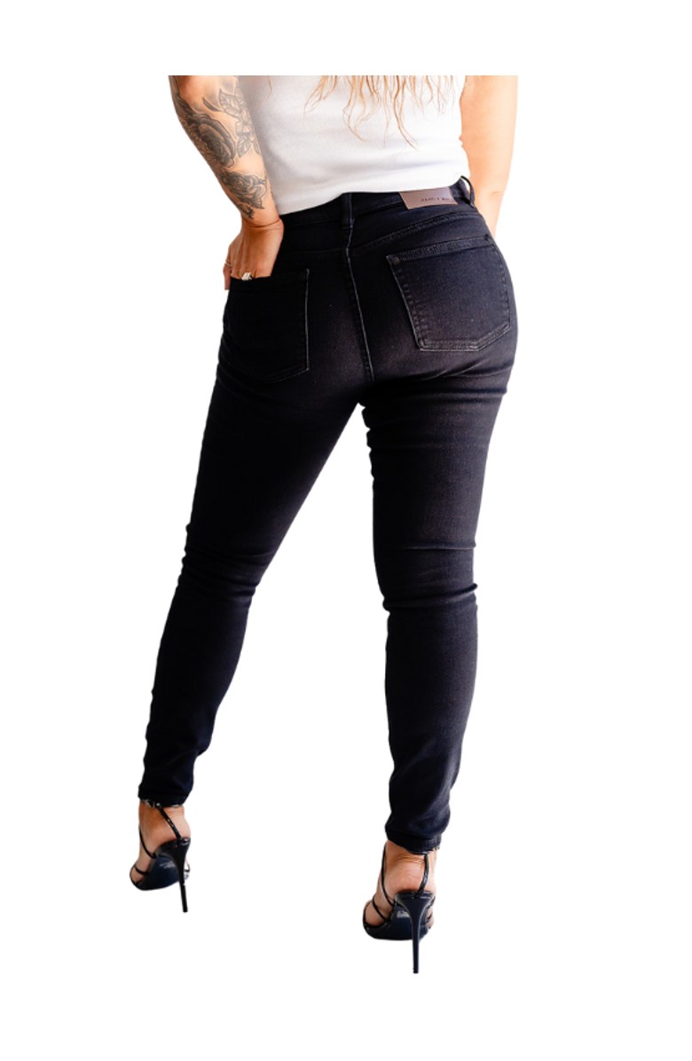 Dapper Boi Skinny Black Jeans, Alternate, color, Black