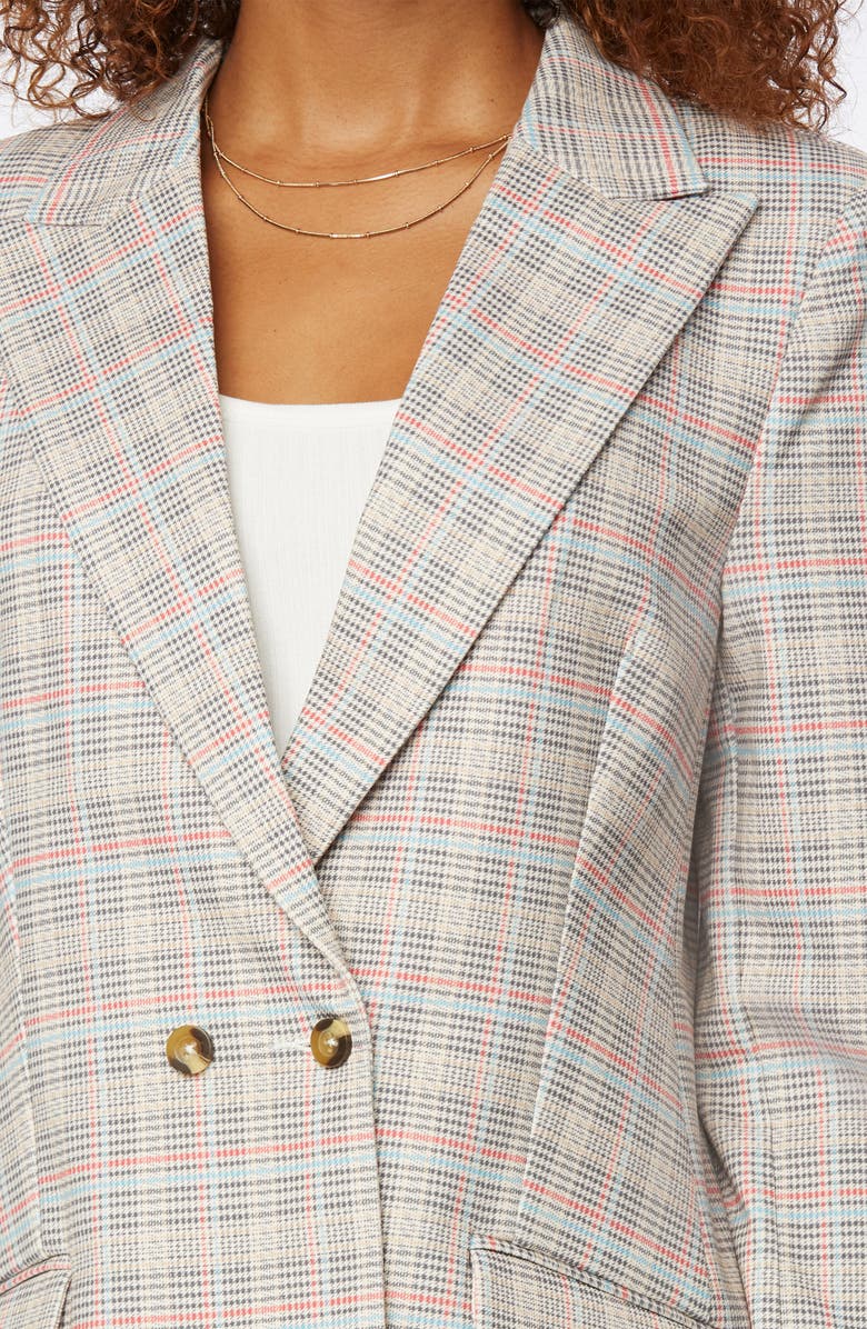 NYDJ Modern Plaid Ponte Knit Blazer, Alternate, color, Tyburn Plaid